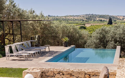 Villa Maddalena: Swimming Pool, Furniture, Composite Material, Resort, Outdoor Furniture, Chair, Eco Hotel, Sunlounger, Flagstone, Villa