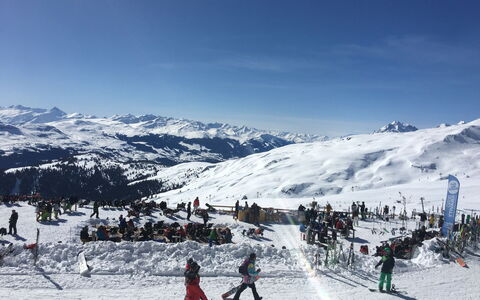 Val Mulin 9.1B: Mountainous Landforms, Mountain, Recreation, Mountain Range, Snow, Crowd, Glacial Landform, Winter, Alps