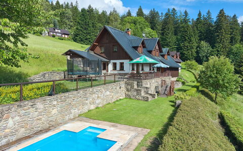 Penzion Exnar: Roof, House, Cottage, Home, Farmhouse, Rural Area, Garden, Estate, Landscaping, Lawn