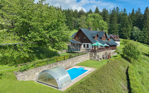 Penzion Exnar: House, Roof, Cottage, Home, Farmhouse, Garden, Swimming Pool, Estate, Eco Hotel, Landscaping