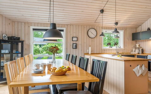 Sissa - 700M from the Sea: Wood, Furniture, Ceiling, Flooring, Interior Design, Light Fixture, Kitchen & Dining Room Table, Floor, Dining Room, Hardwood
