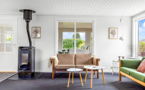 Eufemia - 250M from the Sea: Furniture, Flooring, Interior Design, Wood, Floor, Wood Flooring, Ceiling, Chair, Lighting, Living Room