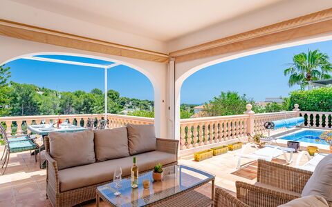 Honor: Furniture, Interior Design, Home, Balcony, Resort, Porch, Floor, Outdoor Furniture, Swimming Pool, Estate