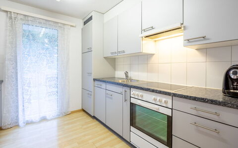 Cristallina A2: Flooring, Interior Design, Floor, Ceiling, Wood Flooring, Room, Apartment, Kitchen, Major Appliance, Hardwood