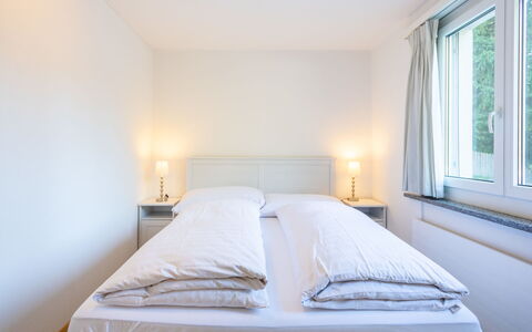 Cristallina A2: Interior Design, Bed, Bedroom, Furniture, Ceiling, Lighting, Room, Bedding, Floor, Bed Sheet