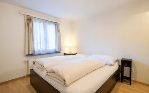 Cristallina A2: Bed, Bedroom, Bedding, Interior Design, Bed Sheet, Furniture, Wood, Room, Floor, Ceiling