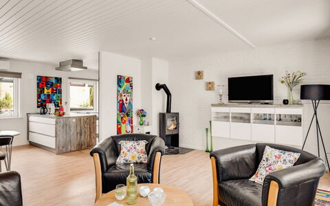 Heloise - 900M from the Sea: Furniture, Interior Design, Flooring, Couch, Floor, Living Room, Wood, Ceiling, Room, Wood Flooring