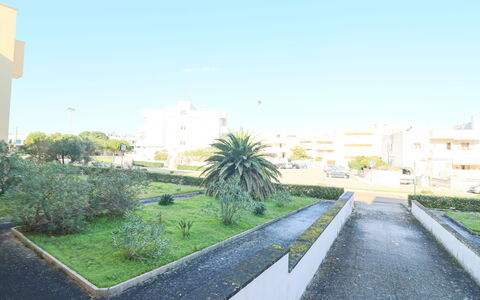 Casa Aurora a Otranto: Residential Area, Apartment, Condominium, Shade, Landscaping, Walkway, Driveway, Balcony