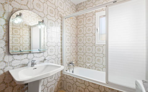 Blake: Bathroom, Wall, Interior Design, Plumbing Fixture, Flooring, Floor, Ceiling, Plumbing, Bathtub, Tile