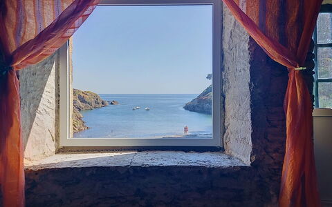 La Sardinerie de la Crique de Porsac'H: Sea, Coast, Ocean, Bay, Tropics, Daylighting, Curtain, Cove, Window Treatment