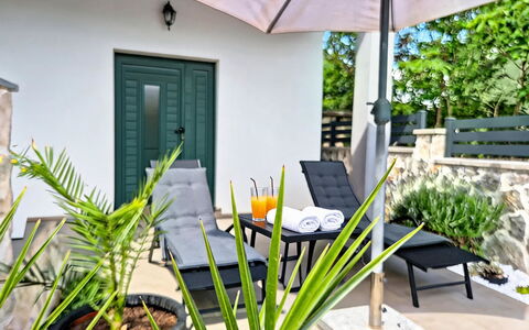 Nadalina: Outdoor Furniture, Furniture, Chair, Outdoor Table, Shade, Umbrella, Flowerpot, Eco Hotel, Patio, Garden