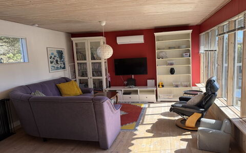 Haley - 380M from the Sea: Furniture, Interior Design, Flooring, Floor, Couch, Wall, Wood, Living Room, Room, Ceiling