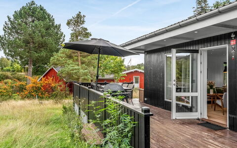 Aischa - 1.5Km from the Sea: House, Home, Roof, Shrub, Cottage, Porch, Siding, Land Lot, Garden, Deck