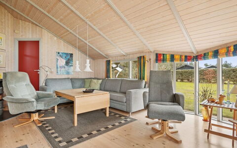 Algeth - 2.5Km from the Sea: Interior Design, Flooring, Wood, Ceiling, Floor, Furniture, Room, Living Room, Couch, Home