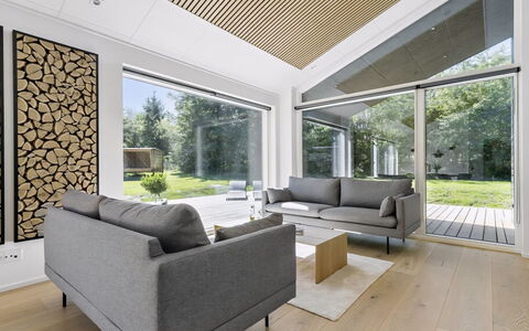 Theodora - 600M from the Sea: Flooring, Interior Design, Floor, Furniture, Wood, Couch, Wood Flooring, Living Room, Home, Ceiling