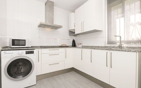 Buleria: Flooring, Major Appliance, Kitchen, Countertop, Interior Design, Floor, Kitchen Appliance, Cabinetry, Home, Home Appliance