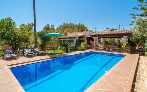 Cas Pobler: Swimming Pool, Blue, Resort, Outdoor Furniture, Leisure, Furniture, Eco Hotel, Shade, Chair, Hacienda