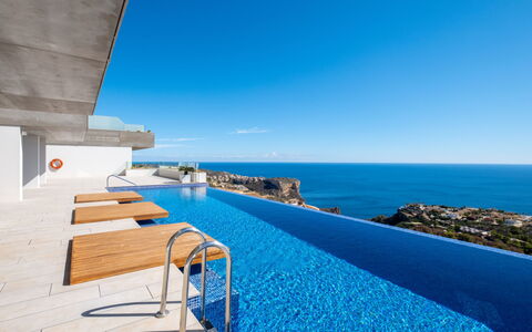 Blue Infinity i: Swimming Pool, Resort, Home, Eco Hotel, Estate, Patio, Villa, Courtyard, Design, Outdoor Furniture