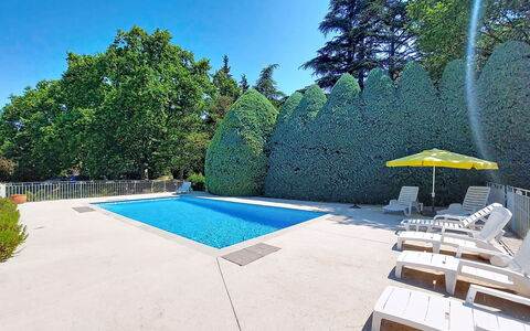 Chateau Payan: Blue, Swimming Pool, Leisure, Resort, Shade, Garden, Landscaping, Water Feature, Outdoor Furniture, Eco Hotel