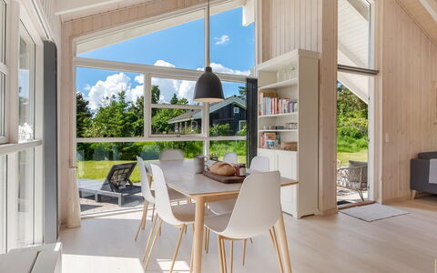 Kristine - 250M from the Sea: Wood, Ceiling, Flooring, Interior Design, Floor, Wood Flooring, Home, Living Room, Hardwood, Chair