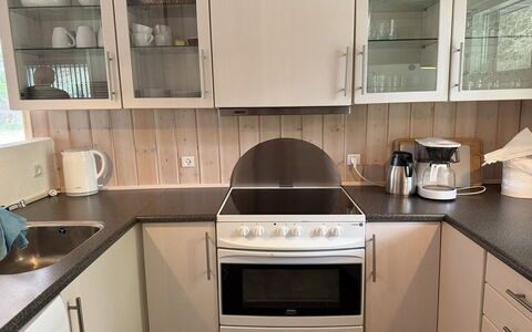 Eikka - from the Sea: Kitchen Appliance, Kitchen, Cabinetry, Countertop, Major Appliance, Flooring, Wood, Interior Design, Home Appliance, Furniture