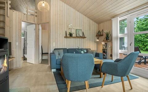 Eikka - from the Sea: Interior Design, Flooring, Furniture, Wood, Floor, Ceiling, Room, Living Room, Wood Flooring, Home