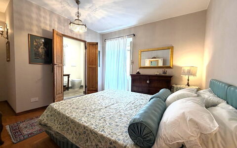 La Dimora del Leone: Furniture, Bed, Interior Design, Bedroom, Bedding, Bed Sheet, Floor, Flooring, Room, Wood