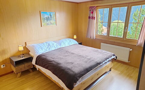 Casa Peist: Furniture, Floor, Wood, Flooring, Interior Design, Bed, Bedroom, Room, Bed Sheet, Lighting
