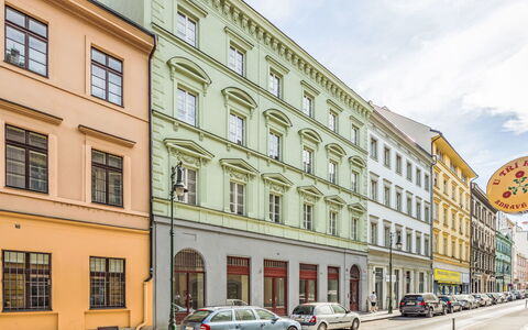 Soukenická: Building, Window, Facade, Apartment, Mixed-Use, Commercial Building, Family Car, Condominium, Parking, City Car