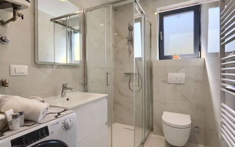 Pula 192: Interior Design, Flooring, Plumbing Fixture, Floor, Bathroom, Sink, Tap, Bathroom Cabinet, Room, Plumbing