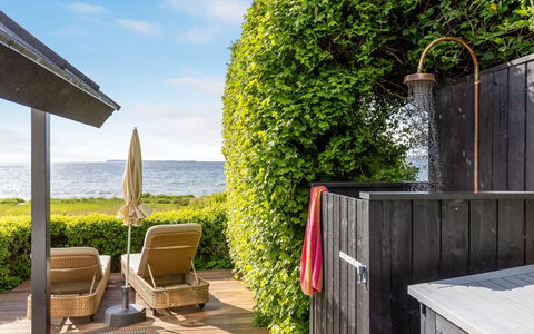 Femija - 50M from the Sea: Outdoor Furniture, Shade, Sea, Garden, Ocean, Hardwood, Eco Hotel, Deck, Hedge, Plank