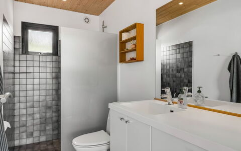 Femija - 50M from the Sea: Wall, Flooring, Interior Design, Plumbing Fixture, Floor, Ceiling, Sink, Bathroom, Tap, Plumbing