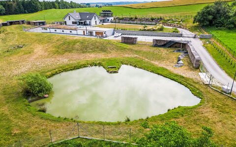 Dačice 100: Landscape, Aerial Photography, Bird'S-Eye View, Rural Area, Field, Reservoir, Estate, Pond, Landscaping