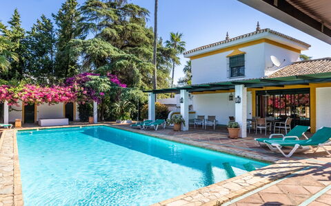 Finca Las Palmeras: Window, Facade, Siding, Cottage, Sash Window, Paint, Larch