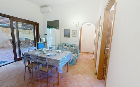 Villa del Mare: Interior Design, Flooring, Floor, Ceiling, Apartment, Shade, Chair, Light Fixture, Lamp, Houseplant