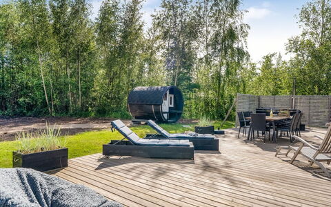 Stanko - 300M from the Sea: Outdoor Furniture, Land Lot, Garden, Deck, Chair, Backyard, Landscaping, Hardwood, Sunlounger, Shade