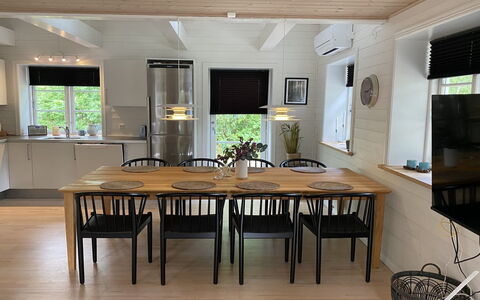Stanko - 300M from the Sea: Furniture, Wood, Flooring, Interior Design, Kitchen & Dining Room Table, Table, Dining Room, Chair, Floor, Lighting