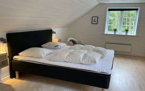 Stanko - 300M from the Sea: Bedroom, Bed, Bedding, Bed Sheet, Bed Frame, Floor, Flooring, Furniture, Linens, Wood Flooring
