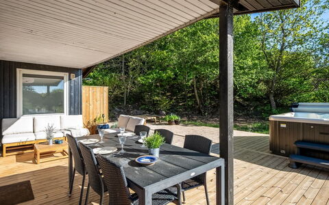 Blagica - 600M from the Sea: Wood, Furniture, Flooring, Porch, Floor, Ceiling, Hardwood, Deck, Door, Wood Stain