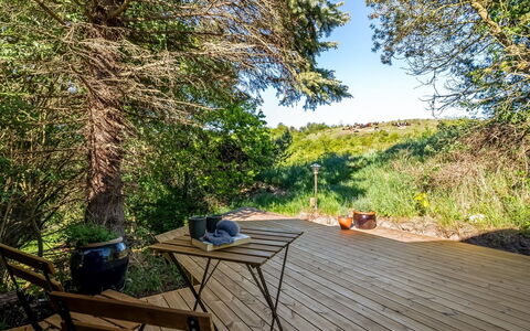 Blagica - 600M from the Sea: Wood, Furniture, Outdoor Furniture, Sunlight, Outdoor Table, Hardwood, Garden, Wood Stain, Shade, Deck