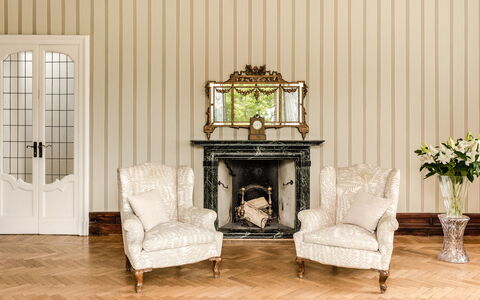 Flor Grand Lake Villa: Furniture, Interior Design, Wood, Flooring, Floor, Lighting, Home, Wood Flooring, Living Room, Room