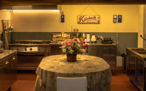 Villa Veneta - Historic Villa in the Prosecco Hill: Furniture, Interior Design, Wood, Countertop, Lighting, Flooring, Kitchen, Cabinetry, Room, Light Fixture