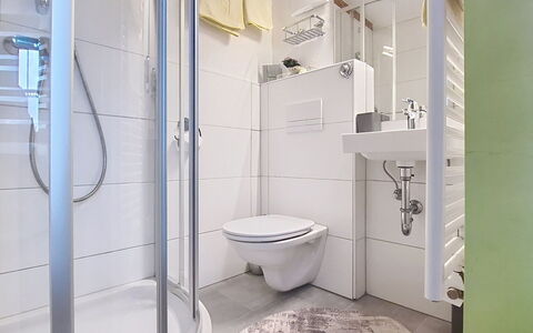 Boutique Appartement Tauernblick: Interior Design, Flooring, Floor, Room, Ceiling, Apartment, Plumbing Fixture, Bathroom, Plumbing, Toilet