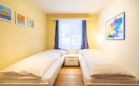 Via Sulten 12: Bed, Bedroom, Interior Design, Bed Sheet, Bedding, Floor, Flooring, Furniture, Linens, Room
