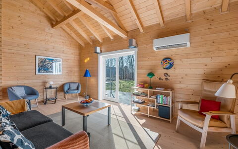 Taija - 200M to the Fjord: Wood, Home, Cottage, Door, Siding, Log Cabin, Ceiling, Wood Stain, Hardwood, Garden Buildings