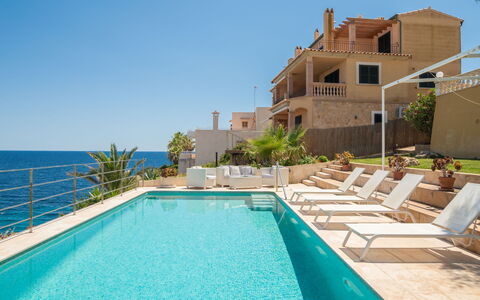 Magrana Pool House: Swimming Pool, Resort, Sea, Outdoor Furniture, Sunlounger, Vacation, Coast, Leisure, Eco Hotel, Villa