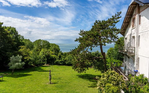 Villerville: Blue, Garden, Lawn, Yard, Estate, Shade, Landscaping, Farmhouse, Backyard, Villa