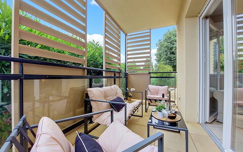 L'Etoile du Sud: Furniture, Interior Design, Apartment, Residential Area, Balcony, Home, Chair, Condominium, Porch, Outdoor Furniture