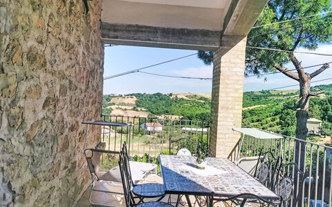 Archi 6: Balcony, Chair, Fence, Outdoor Furniture, Outdoor Table, Houseplant, Backyard, Handrail