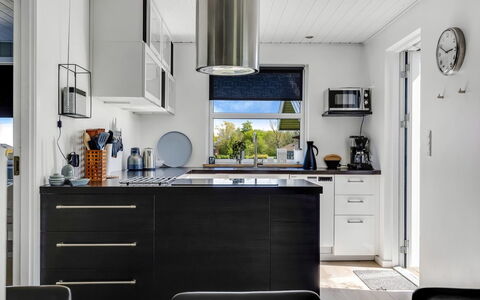 Susianna - 550M from the Sea: Kitchen Appliance, Kitchen, Countertop, Furniture, Interior Design, Major Appliance, Flooring, Home Appliance, Cabinetry, Lighting